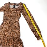 Love, Fire  Leopard Print Long Sleeve Minidress Photo 5