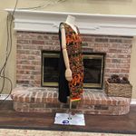 Egyptian pharaoh carriage embroidered dress / XL / Excellent condition Photo 5