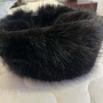 Black Faux Fur Headband Photo 3