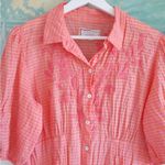 Johnny Was  Gingham Embroidered Dress SZ M Photo 9