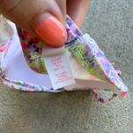 Victoria's Secret 34DD Neon Watercolor The Flirt Beandeau Bikini Top Push Up Photo 3