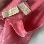 Victoria's Secret  Vintage 90s‎ Medium Pink Satin Lace Floral Coquette Sleepwear Photo 5