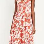 Old Navy Nwt  fit and flare floral dress midi M Photo 1