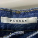 PacSun  shorts high rise icon denim blue jean cotton shorts Sz 29 Photo 3