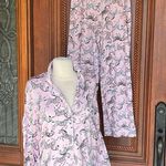 DKNY Comfy Pajama Set Pink Zebra Print Photo 0