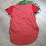 NFL NWOT Atlanta Falcons V Neck Tee Graphic Top Hi-Low Photo 2