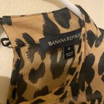 Banana Republic Black Gold Animal Cheetah Print Maxi Dress Photo 2