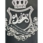Juicy Couture Juicy by Long Sleeve Embellished Logo T-Shirt Liquorice Black XL Photo 1