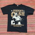 JOHNNY CASH STATE PRISON MUSIC TEE Black Photo 0