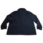 Ulla Popken Scuba Fabric Double Breasted Peacoat Jacket Size 24/26 Classic Blue Photo 3