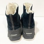 Sorel  Women's Kinetic Boot Size 10 Waterproof Short Bootie Black Suede Sherpa Photo 3