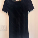 Molly Malloy Vintage Black Velvet Mini Dress with Sparkles Sz S Photo 0