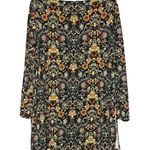 J. Jill Woman's Floral Printed Oversized Casual Tunic Blouse Size XS Black Photo 6