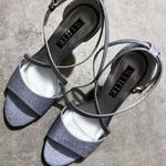 Vera Wang Sparkly Blue Heels Photo 0