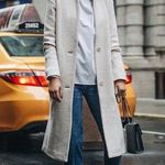 Aritzia Cream Wilfred Dujardin Long Wool Jacket Photo 1