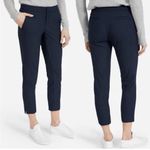 Everlane  Navy Slim Wool Ankle Trousers- Size 6 Photo 1