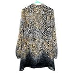 Kate & Mallory  Size Small Dress Brown Leopard Print Gradient‎ Long Sleeve Sheath Photo 1