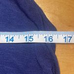 Mason & Belle Mason‎ & Belle Womens Lace Yoke Ruffle Detail Knit V-Neck Davina Top Navy Small Photo 8