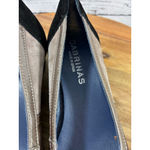 Women's Sabrinas Black Beige Suede Wedge Shoes Size 7.5 Photo 2