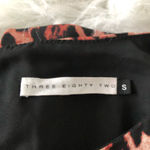 Three Eighty Two  Women's Leopard Print Dress Size S, Short Sleeve Mini Dress NWT Photo 5