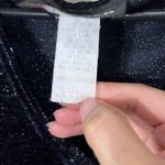 Vintage Wanted Clothing Company‎ Black Shimmery V neck Sleeveless Tank Top Large Photo 4