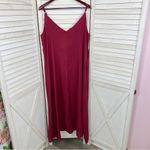 Zanzea  Maxi Slip Dress Maroon Red 12 Sleeveless Photo 7