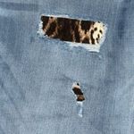 International Concepts, Boyfriend High Rise Leopard Print Accents, Women Size 4P Blue Photo 4