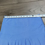 IBKUL 16” High Rise Mini Check Flounce Golf Tennis Skirt Skort Blue Size Small Photo 8