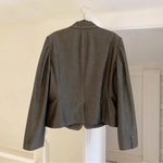 Calvin Klein Vintage 90s Contrast Stitch Blazer Jacket Grey Size M Photo 7