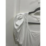 A.L.C. Rumi Tee in White Puffy Sleeves T-Shirt Top Sz XS Photo 5