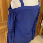 Thalia Sodi Mint Condition Blue Blouse. Size Small Photo 4