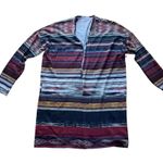 Emory park  midi cardigan in grunge stripe rainbow one-size Photo 1