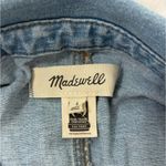 Madewell Denim Seamed Mini Shirtdress in Palermo Wash NWOT Photo 8