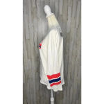 NWT NHL Washington Capitals Women's Large Long Sleeve Drawstring Waist T Photo 3