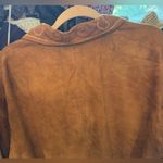 Free People NWT  Nigel Preston Roslyn Suede Shirt Jacket - Bark brown motif - XL Photo 12