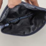 Qatar Air Small Black and Crem Cosmetic Toiletries Bag Accessories Travel Pouch Photo 5