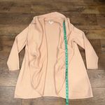 Haven Well Within Soft Pink Wool Blend Drape Open Front Cardigan/Wrap Size M Photo 13