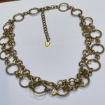 ZARA Beautiful Signed  Gold Tone Double Strand Necklace Clubs And Spades Of Poker Photo 6