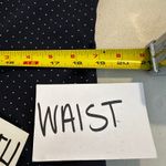 L.L.Bean Wrinkle Free Navy Blue Polka Dot Button Down Shirt Womens Medium Photo 7