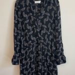 ALC Frank A.L.C. Isobel Black and White Dot Mini Dress Size 10 Silk Photo 1