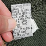 Vintage Koret Petites Olive Autumn Floral Embroidered Vneck Vest Size Medium Photo 5