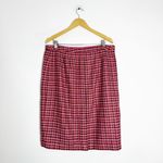 Talbots  Tweed Wool Blend Skirt – Size 16 – NWT – Pink Multicolor Photo 1