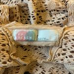 FP Beach Free People Beach Crochet Metallic Pink Cropped Long Sleeve Photo 2