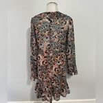 For Love & Lemons Blush Paisley Long Sleeve Gracie Dress Size Small Photo 2