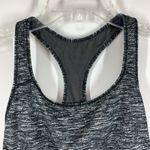 Victoria's Secret Women's VSX Heathered Racerback Sports Bra Gray Black Medium Photo 3