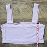 EXPRESS Lilac / Light Purple Body Contour Square Neck Top - NWT Photo 3