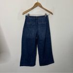 frame denim  Pleated Culotte Wide Leg Crop Miki Wash Womens Size 27 Photo 4