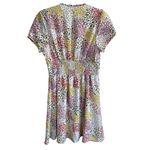 Le lis  Floral Mini Dress White Red Yellow Cute Summer Casual Sun Dress - S EUC Photo 2