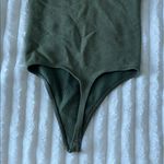 Urban Outfitters  Olive Green One-Shoulder Bodysuit Photo 4