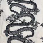 Motel Rocks Zoven Trousers Dragon Rope White High Waist 32" Inseam Size M Photo 6